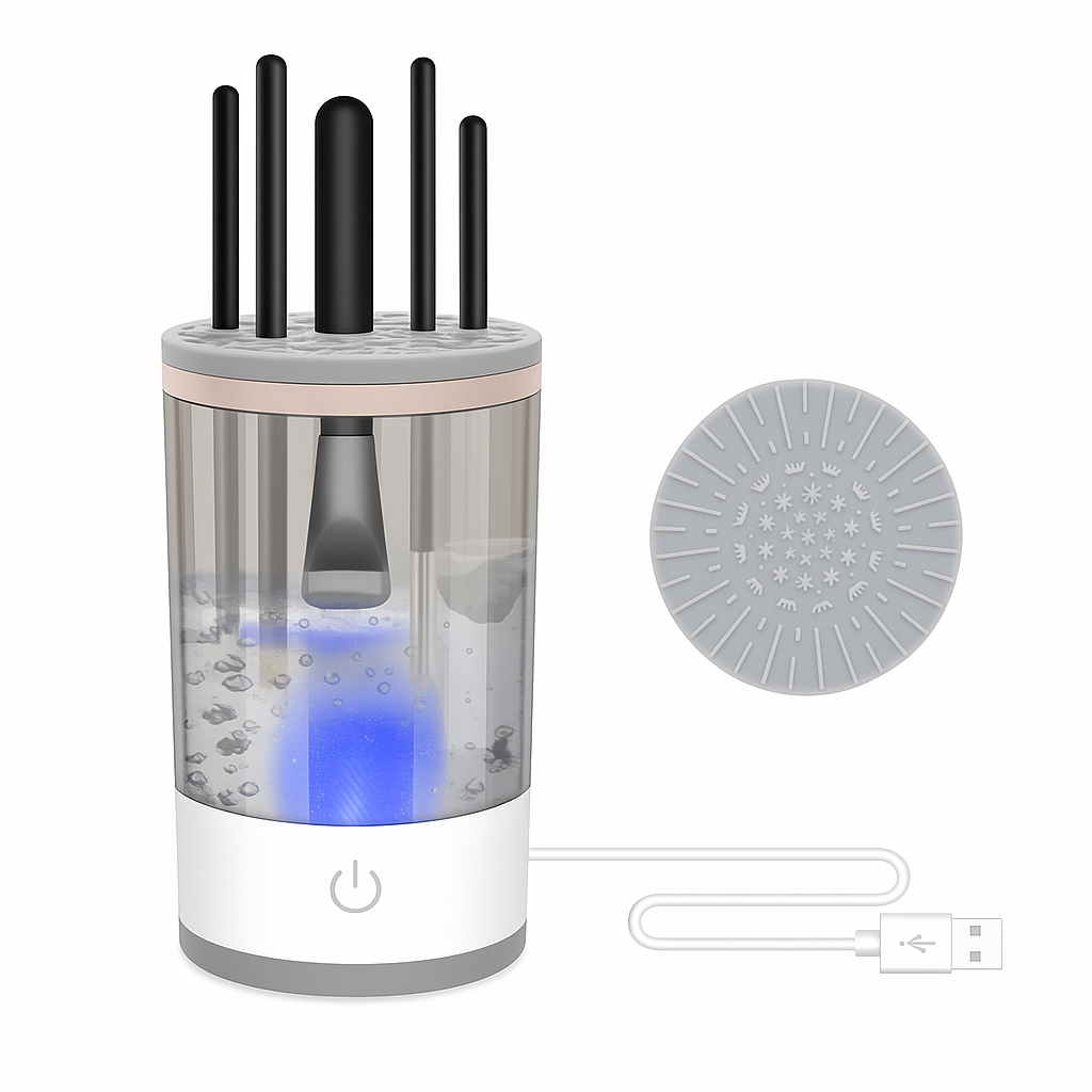 Máquina Limpiadora de Brochas de Maquillaje | Gronix Tech